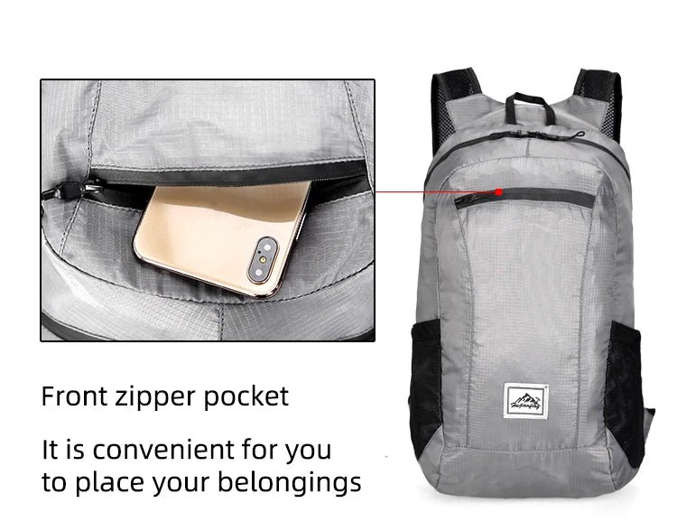 Holiday Travel Backpack - Super Compact Foldable