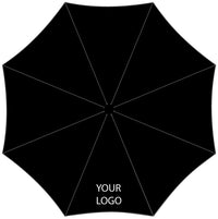 Auto O&C Folding Umbrella Black - From 25pcs Printed