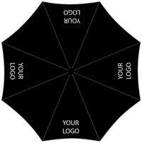 Auto O&C Folding Umbrella Black - From 25pcs Printed