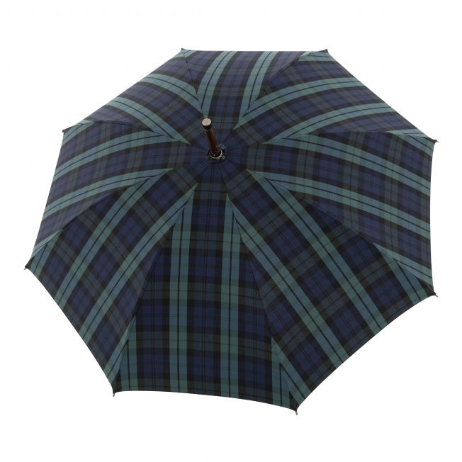 Chestnut Oxford Check - Bespoke umbrella - Umbrellaworld