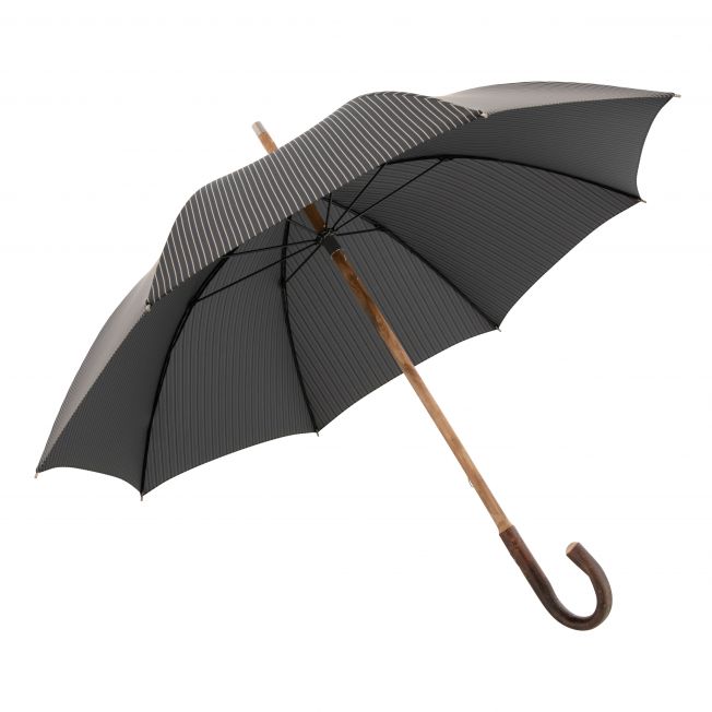 Hazel Wood Orion Pinstripe - Bespoke umbrella - Umbrellaworld