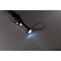 Fare 5471 Lumina Safebrella LED AOC Folding Umbrella - Black - Umbrellaworld