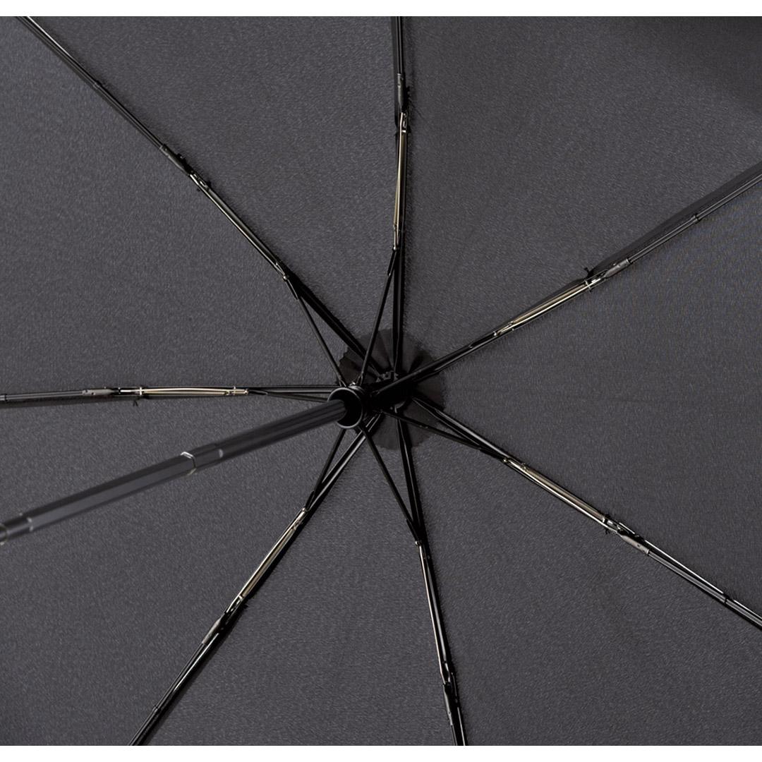 Fare 5471 Lumina Safebrella LED AOC Folding Umbrella - Black - Umbrellaworld