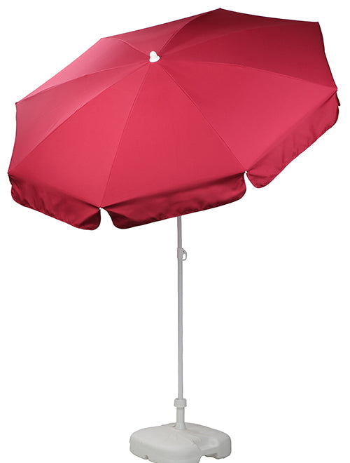 amazon uk patio umbrellas Garden Parasol Umbrella - Burgundy | 1.8m | Tilt