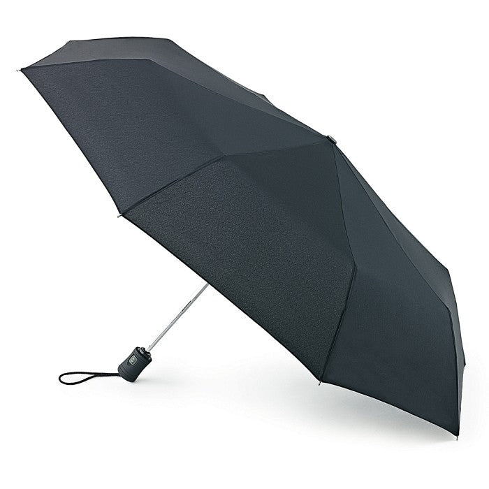 Fulton Open & Close 3 Auto Folding Black Umbrella (due March 24) - Umbrellaworld