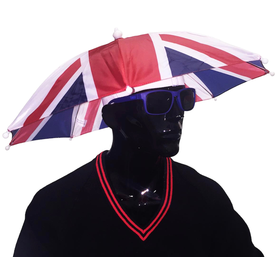 Union Jack Umbrella Hat - 2 Pack - Umbrellaworld