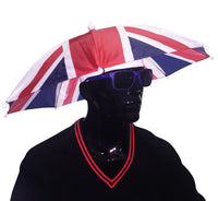 Union Jack Umbrella Hat - 2 Pack - Umbrellaworld