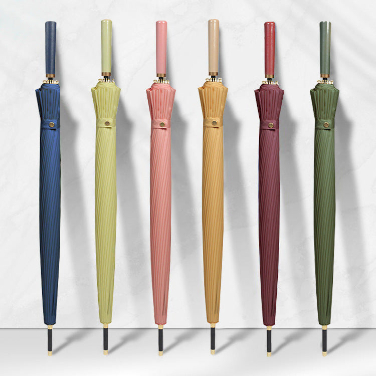 Elegant Automatic Walking Umbrella - 24 Ribs