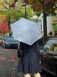 Fulton 'Tiny' Compact Folding Umbrella -Ditsy Leopard