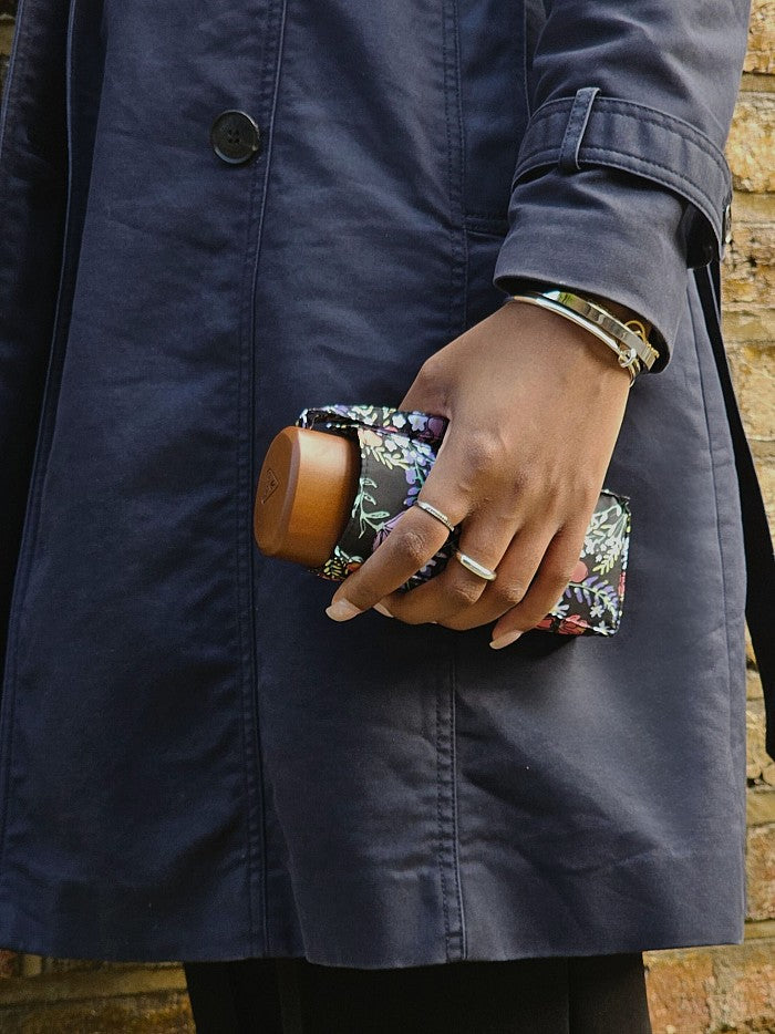 Fulton 'Tiny' Compact Folding Umbrella - Meadow Fields