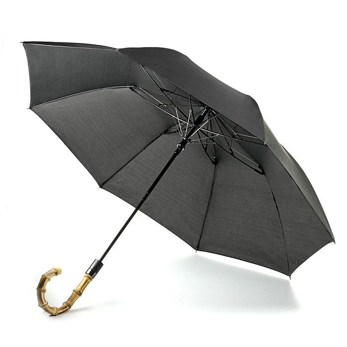 Fulton Portobello Luxury  Men's Automatic Folding Umbrella Black