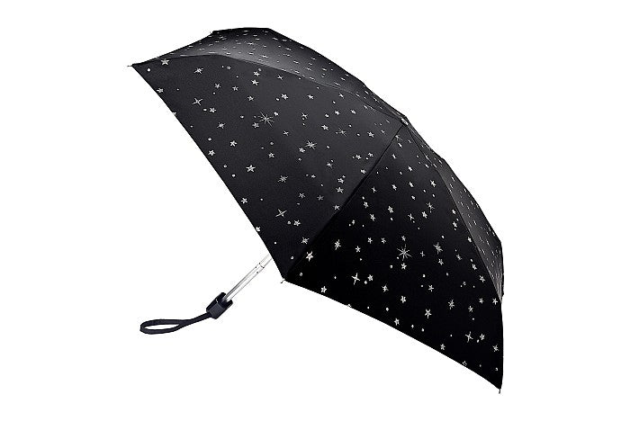 Fulton 'Tiny' Compact Folding Umbrella - Glitter Stars