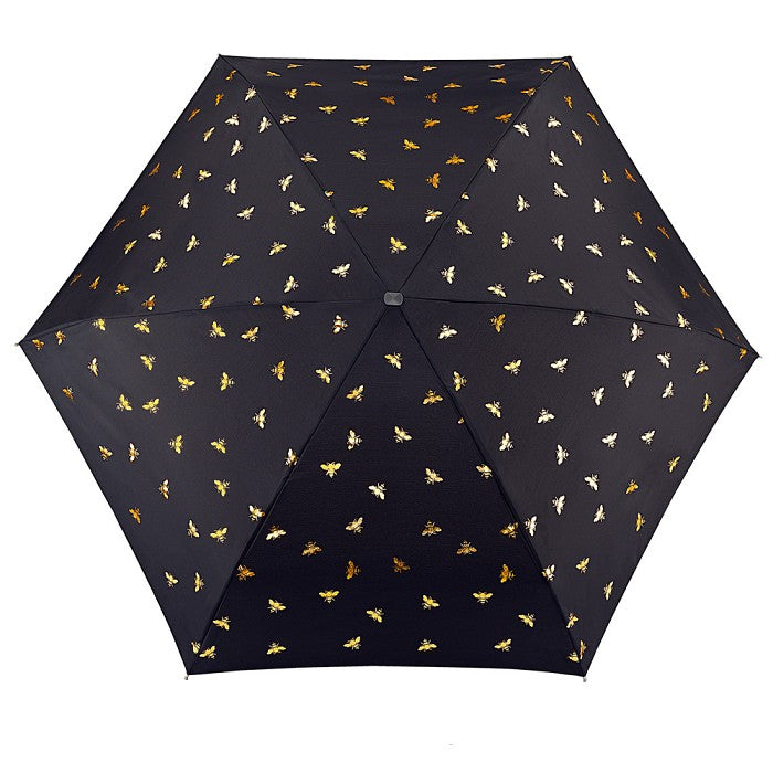 Fulton 'Tiny' Compact Folding Umbrella - Gold Bees