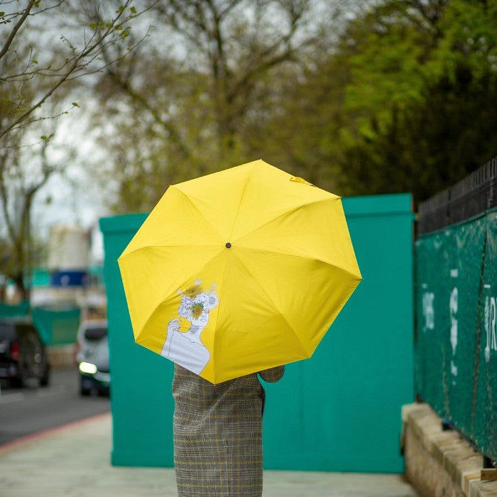 National Gallery Minilite Folding Umbrella - Van Gogh 'Sunflowers'