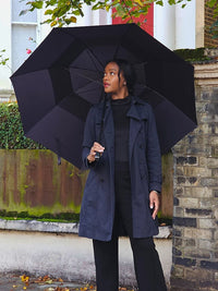 Fulton Luxury Executive Golf / Sporting - Vented Canopy Umbrella - Dark Navy