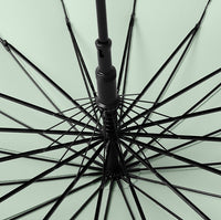 Wood Hook Automatic Walking Umbrella - 16 Ribs