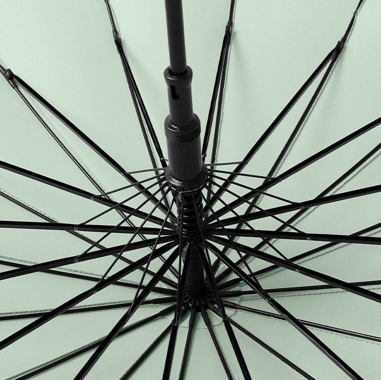 Wood Hook Automatic Walking Umbrella - 16 Ribs