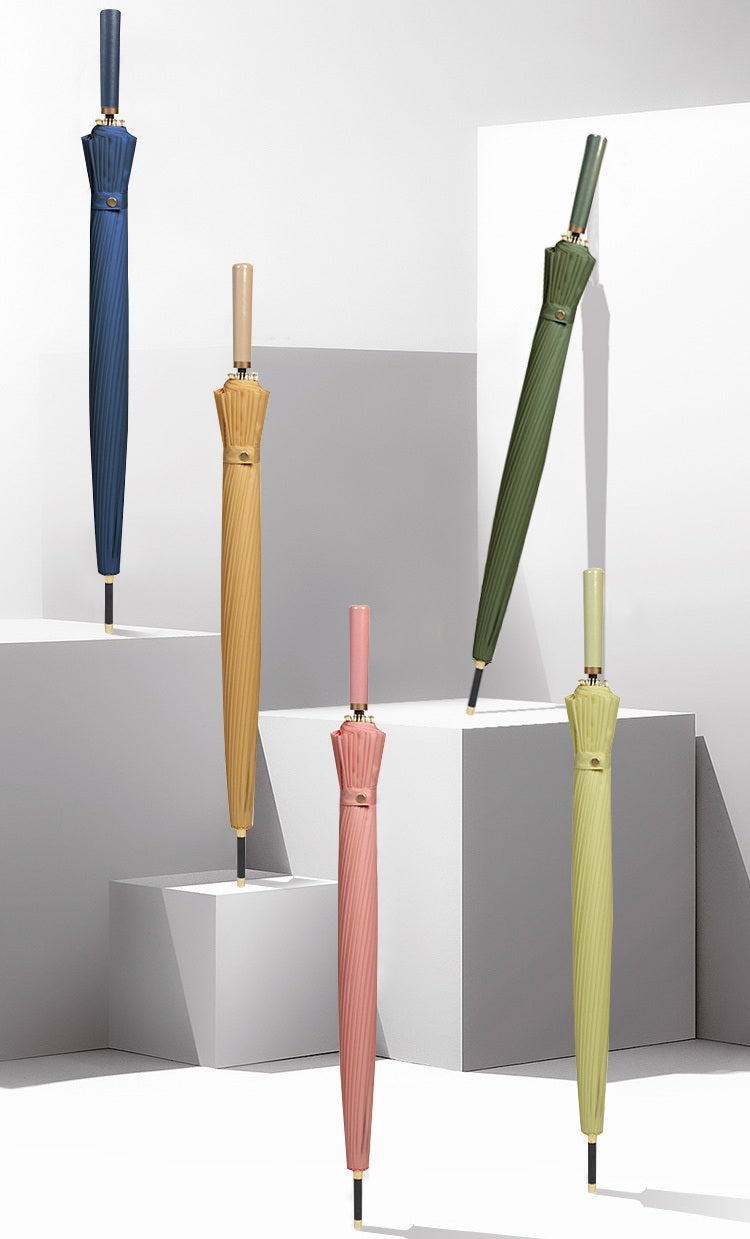 Elegant Automatic Walking Umbrella - 24 Ribs