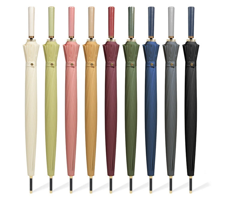 Elegant Automatic Walking Umbrella - 24 Ribs