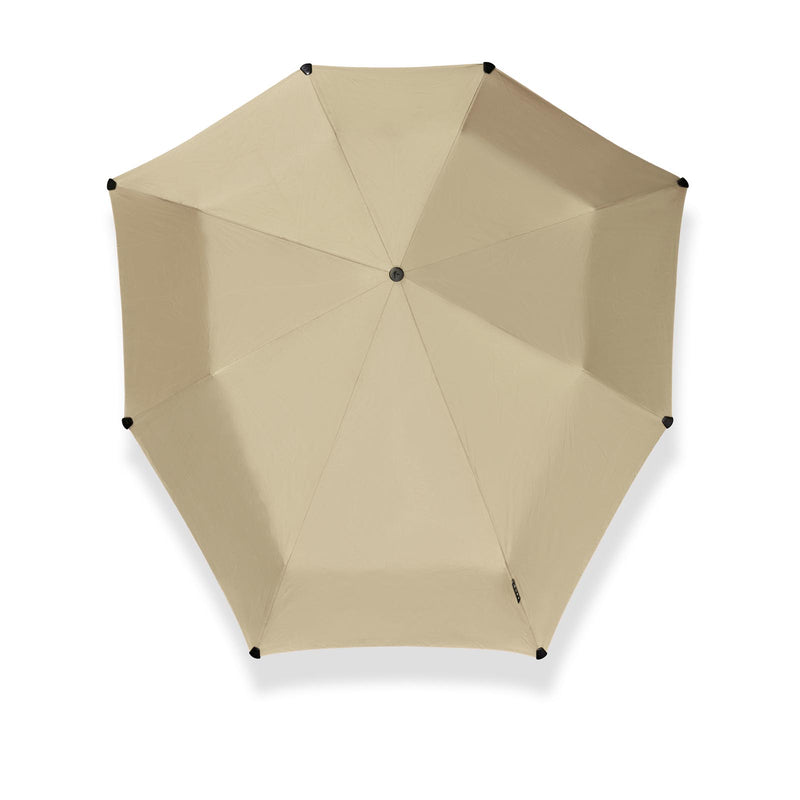 Senz Manual Folding Windproof Umbrella - Metallic Champagne Brown