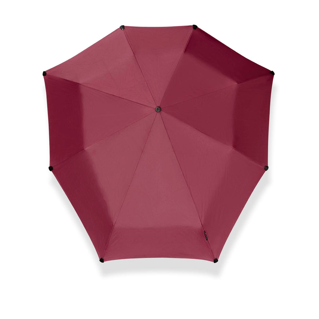 Senz Manual Folding Windproof Umbrella - Rose Wine - Umbrellaworld