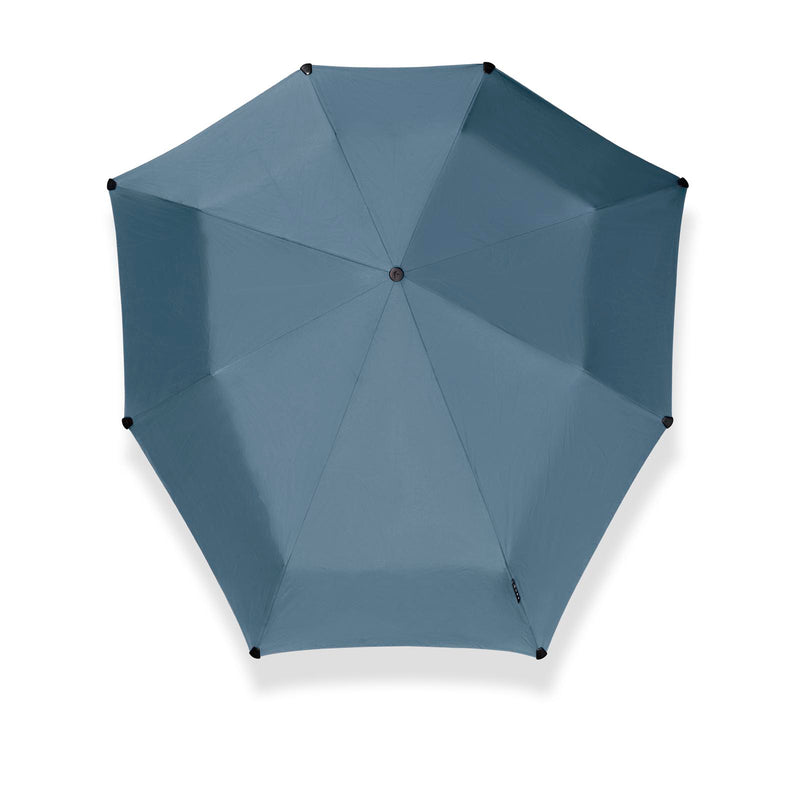 Senz Manual Folding Windproof Umbrella - Elemental Blue - Umbrellaworld