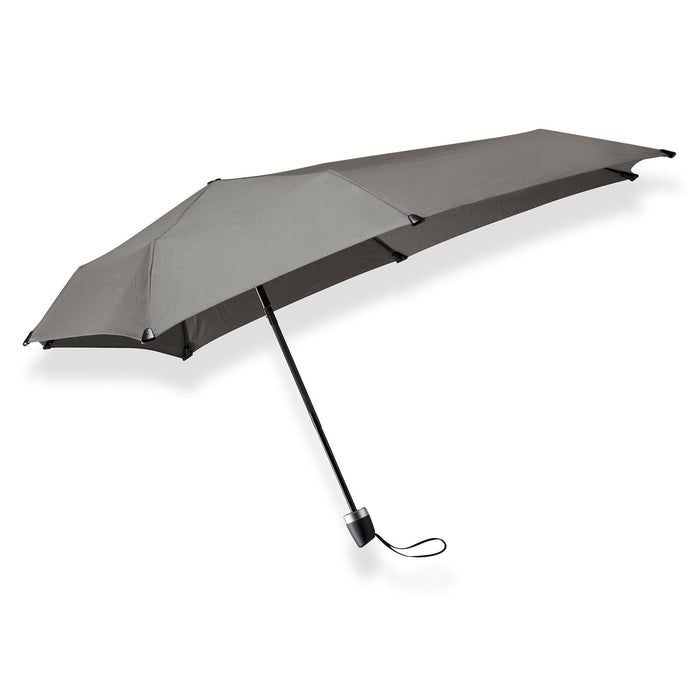 Senz Manual Folding Windproof Umbrella - Silk Grey - Umbrellaworld