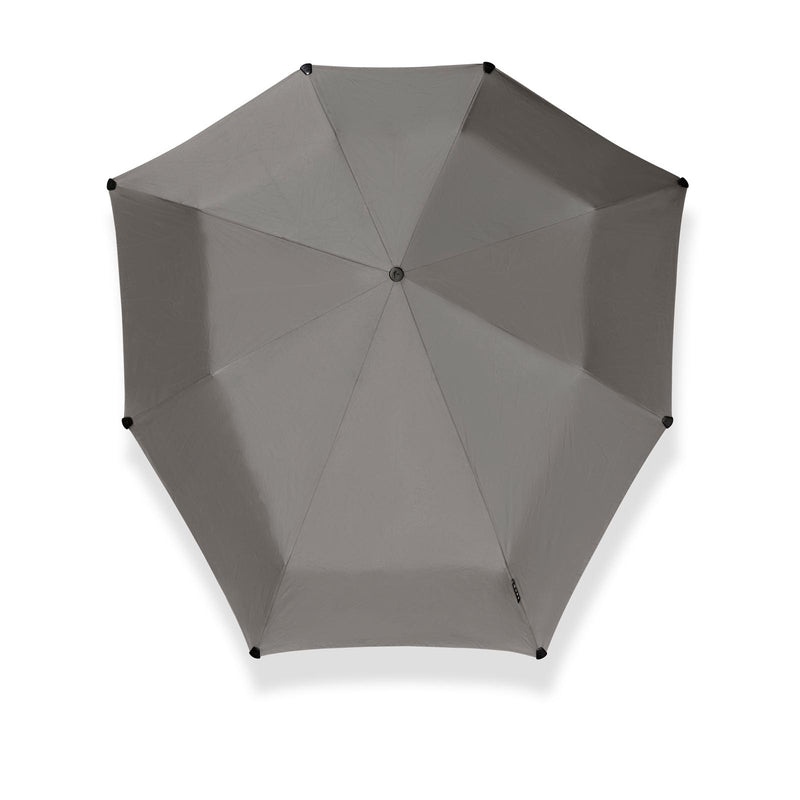 Senz Manual Folding Windproof Umbrella - Silk Grey - Umbrellaworld