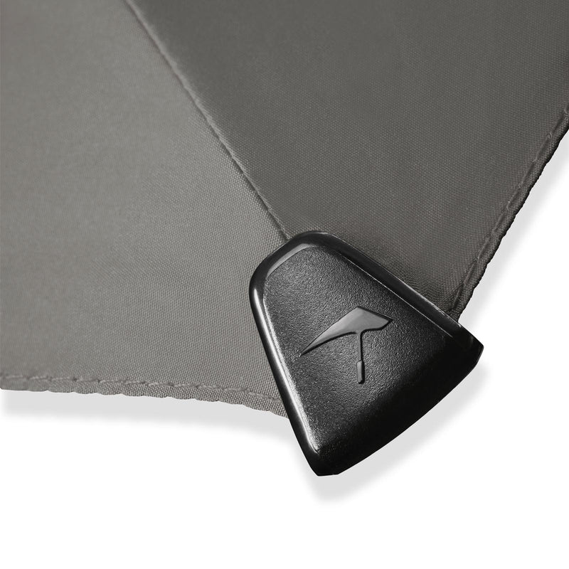 Senz Manual Folding Windproof Umbrella - Silk Grey - Umbrellaworld