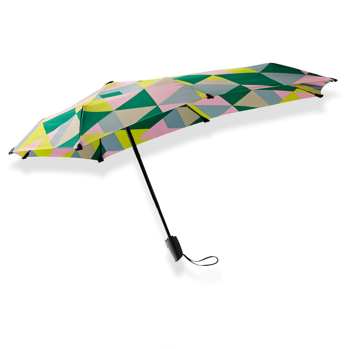 Senz AOC Automatic Folding Windproof Umbrella - Pastel Blocks