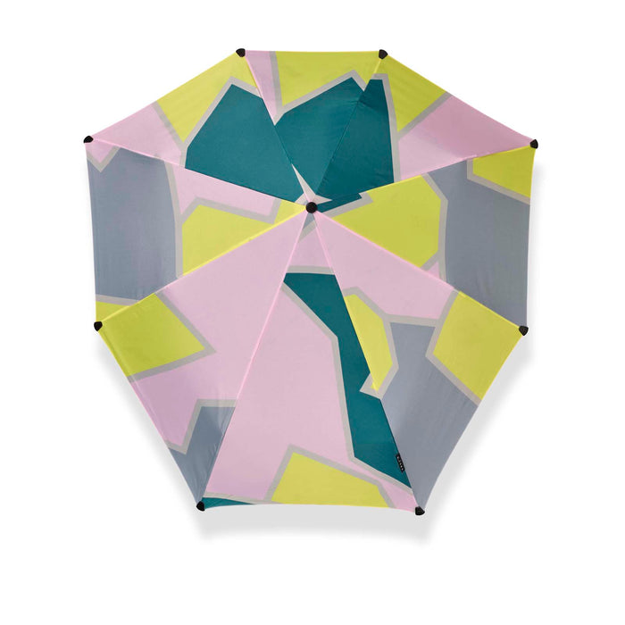 Senz AOC Automatic Folding Windproof Umbrella - Pastel Tracks