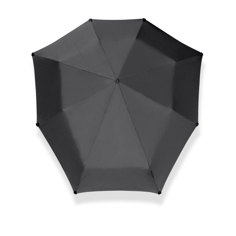 Senz AOC Deluxe Folding Windproof Umbrella - Pure  Black - Umbrellaworld