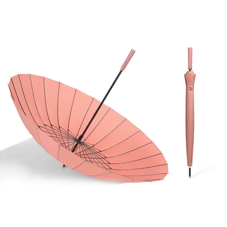 Elegant Automatic Walking Umbrella - 24 Ribs