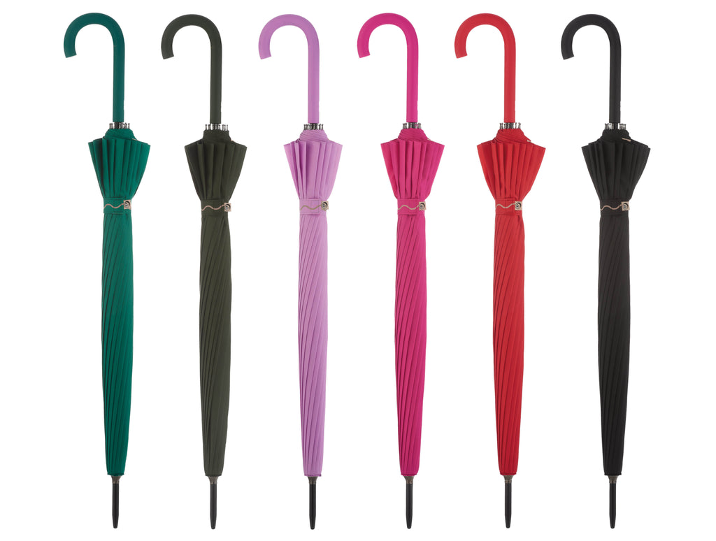 Bisetti UV 50+ Eco Automatic Walking Umbrella - 16 Ribs Bright colours