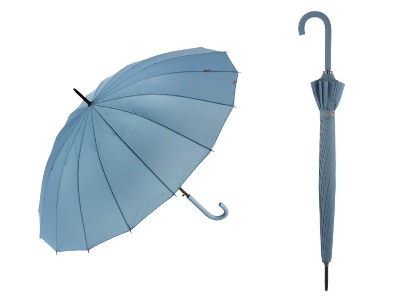 Bisetti UV 50+ Eco Automatic Walking Umbrella - 16 Ribs Bright colours