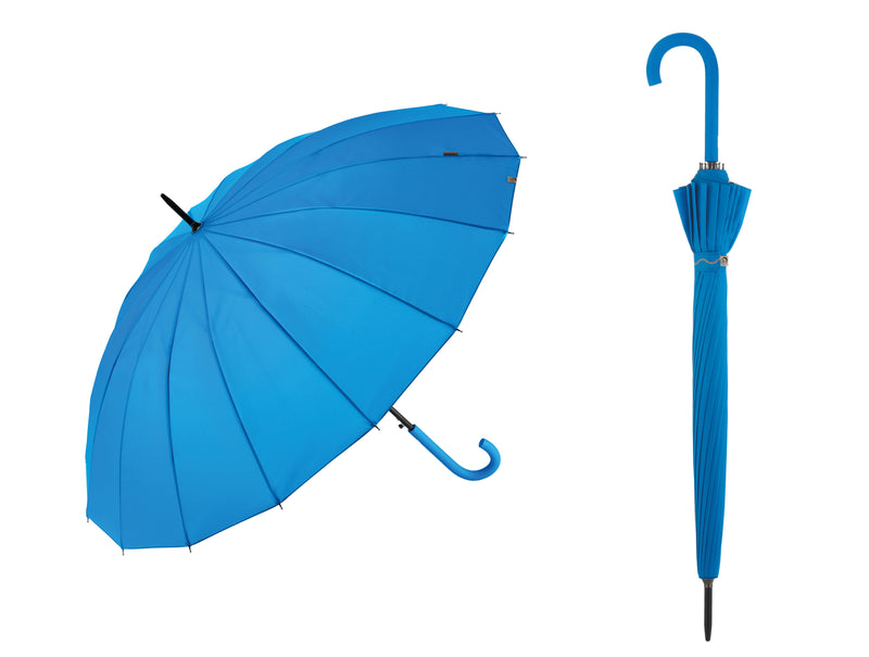 Bisetti UV 50+ Eco Automatic Walking Umbrella - 16 Ribs Bright colours