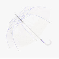 Clear Automatic Walking Umbrella - Mini Stars
