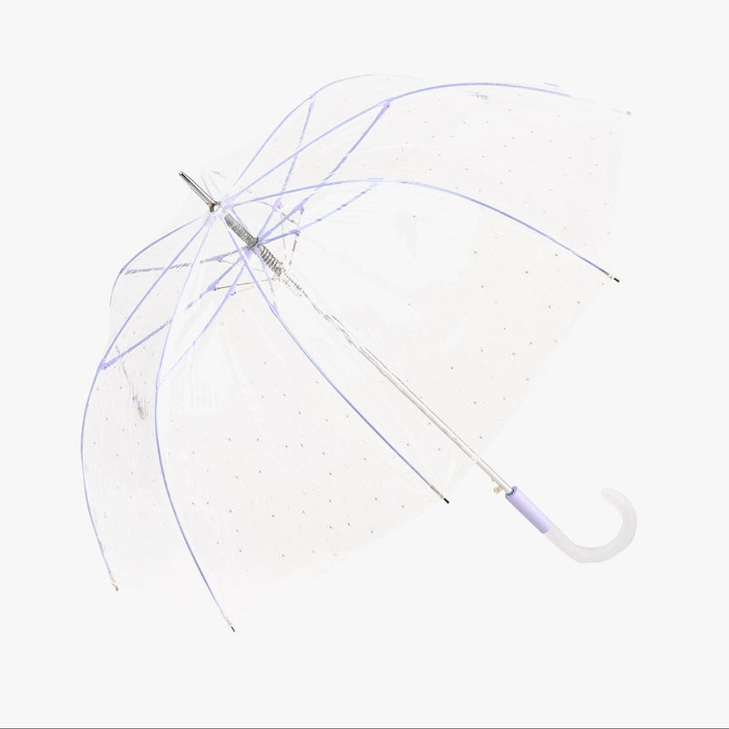 Clear Automatic Walking Umbrella - Mini Stars