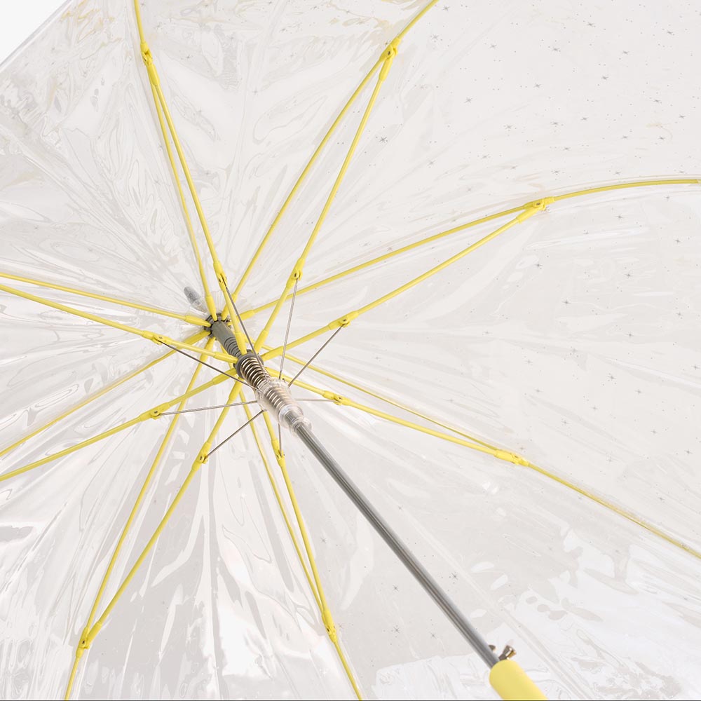 Clear Automatic Walking Umbrella - Mini Stars