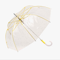 Clear Automatic Walking Umbrella - Mini Stars