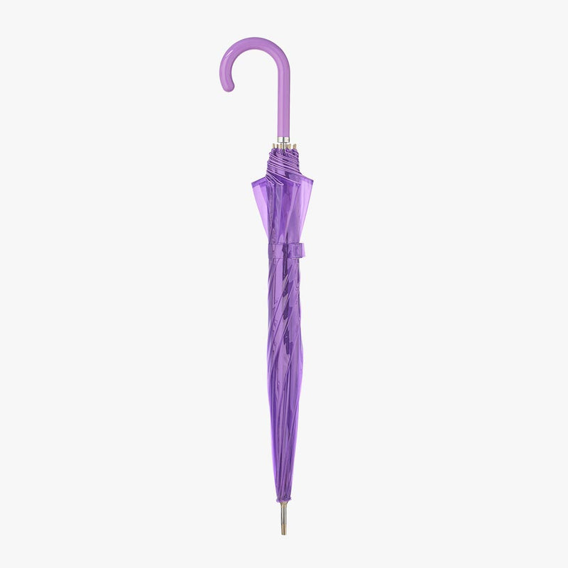 Clear Coloured Automatic Walking Umbrella