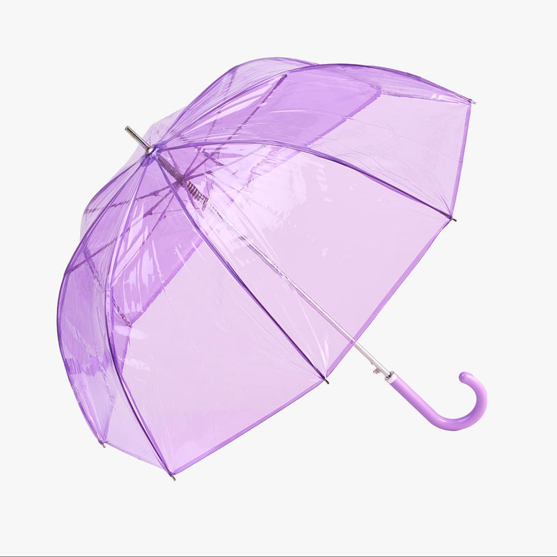 Clear Coloured Automatic Walking Umbrella