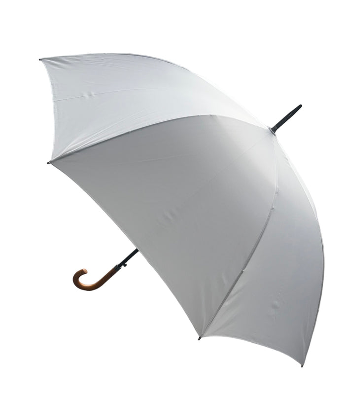 Large Automatic City Walking Umbrella - Wood Hook Handle - Umbrellaworld