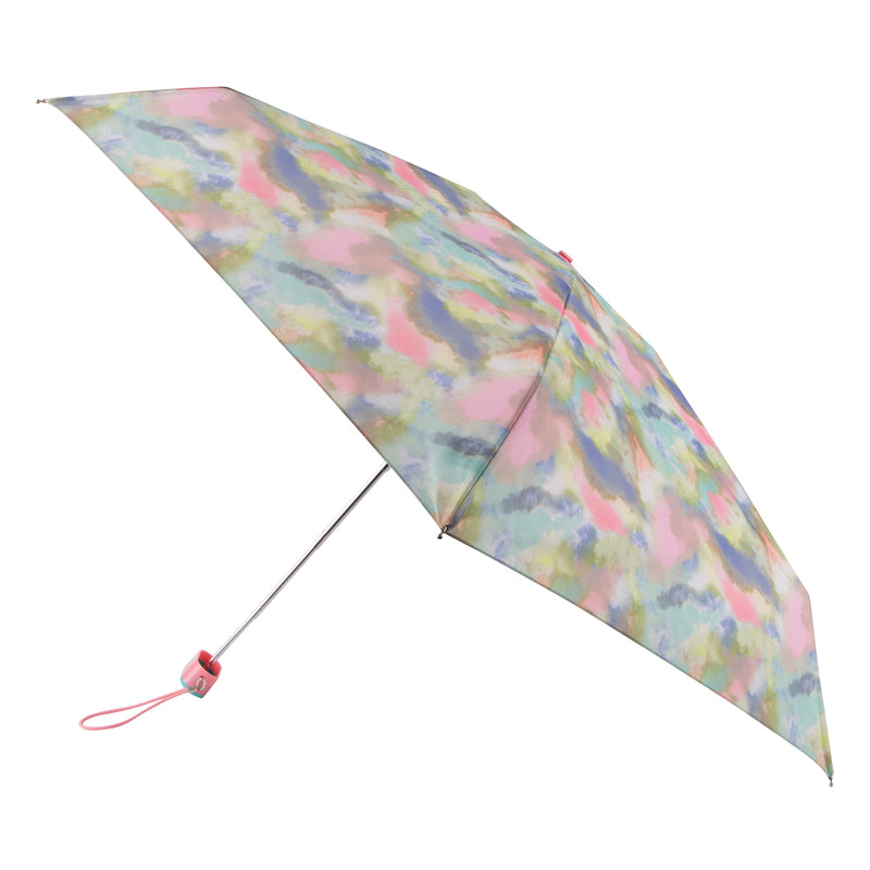 Totes ECO Tiny Compact Flat Umbrella - Clouds