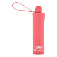 Totes UV 50+ Eco-Brella Supermini Umbrella  | Blocks 98% UV | 100% Recycled PET