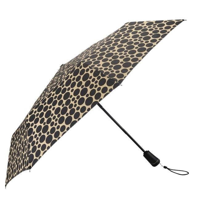 Totes ECO X-tra Strong AOC Umbrella - Irregular Spot Print | Wind Tunnel Tested | Auto Open & Close
