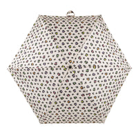 Totes Eco Compact Round 5 Section Folding Umbrella - Bright Animal Print