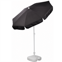 Patio Garden Beach Parasol Umbrella | 1.8m | Tilt Function | 10 Colours | Made in Italy