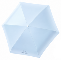 UW UPF 50+ Mini Compact Travel Umbrella - Two Tone