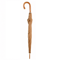 Bugatti Knight AC Walking Umbrella - Camel | Chestnut Handle | Handmade in Austria